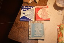 3 livres de chant chantons tous n° 19,18,17