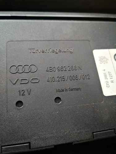 Boitier confort audi - a6, 4b