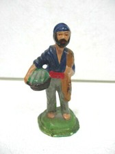 Santon de Provence : " Pêcheur "  (7,1 cm )