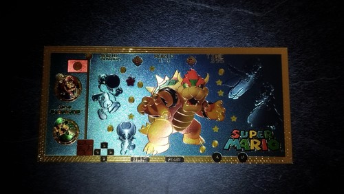 Billet bowser super - bowser, mario