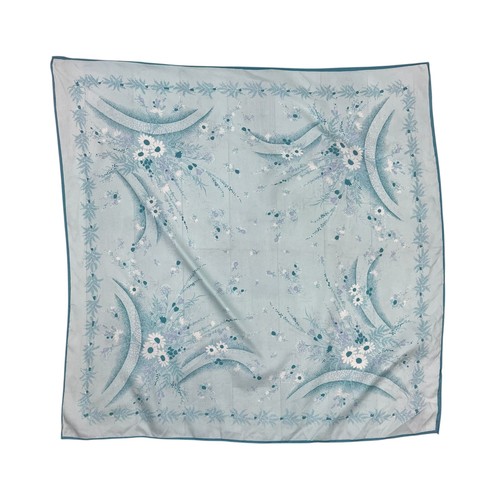 Foulard soie floral - foulard,