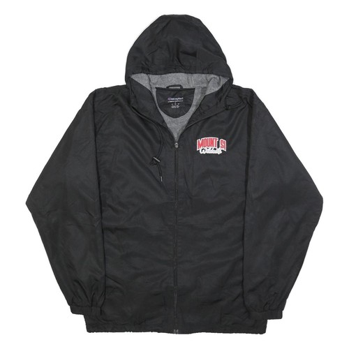 Veste zippée capuche noire - zippée, À