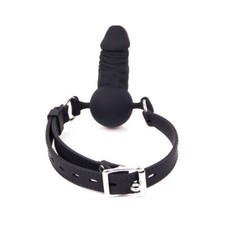 SM Fétiche - Bâillons - Bâillon Gode en Silicone The Ride Mouthgag