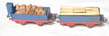 HORNBY éch 0 -2 WAGONS TOMBEREAU-(avec guérite et sans guérite)-attel  automatiq