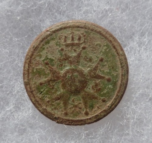 Bouton empire médaille - bouton, 1°