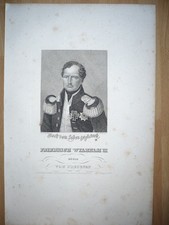 FRIEDRICH  WILHELM  III  GRAVURE XIX ème