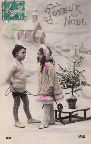 Noel garcon bonnet petite - cp,