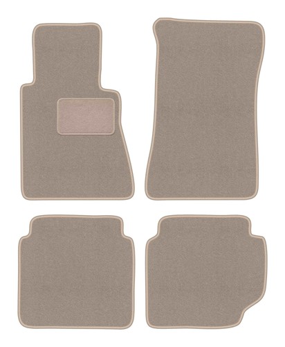 Tapis sol velours beige - tapis,