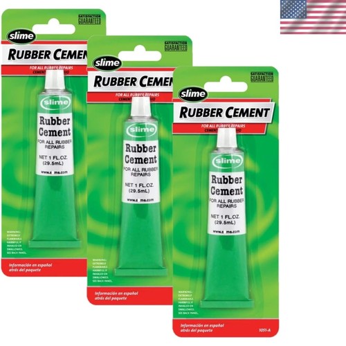 Rubber cement three - oz,