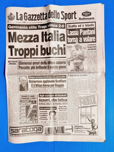 Gazzetta dello sport juin - 22,