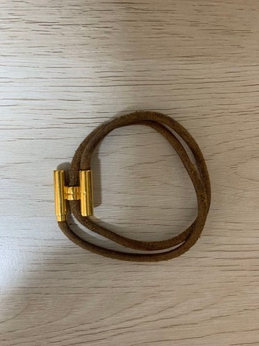Hermes brown leather - brown, double
