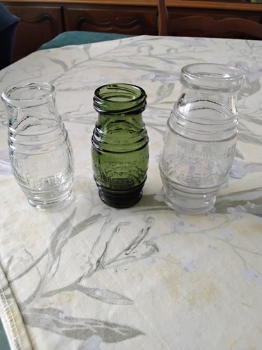 Lot ancien pot - moutarde, louit