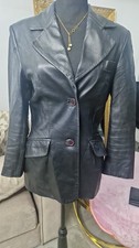 veste en cuir femme