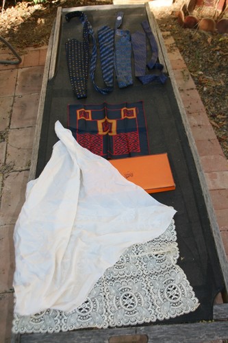 Lot cravattes tissu et - lot,