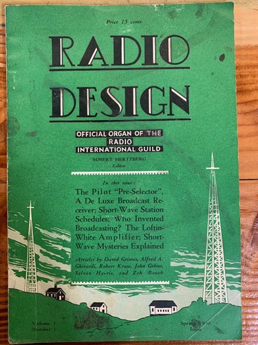 1930 radio design - , official