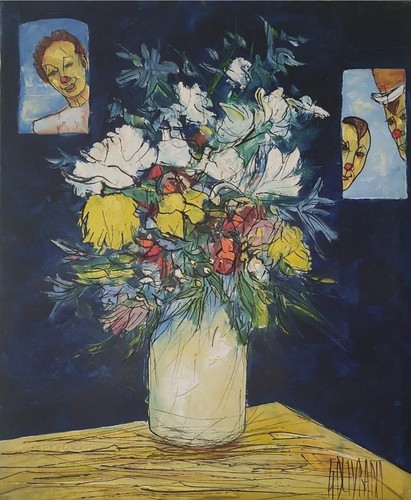 Tableau peinture huile sur - tableau,