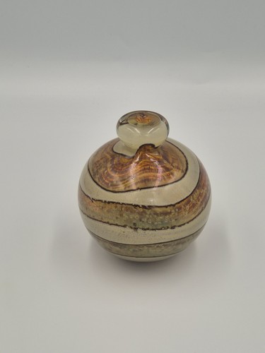 Vase boule verre - vase, soufflé