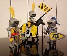 Playmobil lot  3 chevaliers du