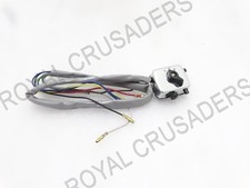 Neuf Lambretta Ld 125 150 Klaxon Feu Plongeur Interrupteur Chrome #VP606