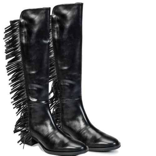 Jonak paris bottes cuir - cuir, folk