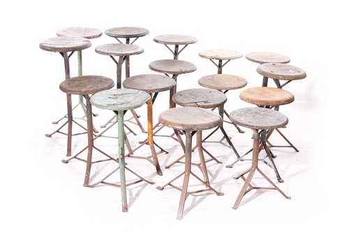 Ancien tabouret art déco - tabouret,