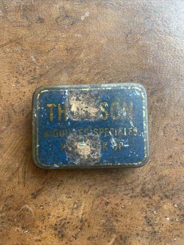 Boite aiguilles gramophone old - boite,