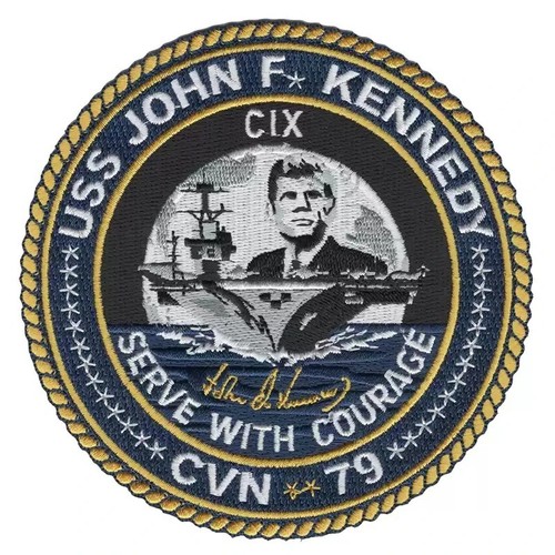 Patch brodé cvn uss - brodé, john
