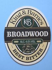 Bière dessous de Verre ~ King & Barnes Broadwood Best Bitter (Abandonné) ~