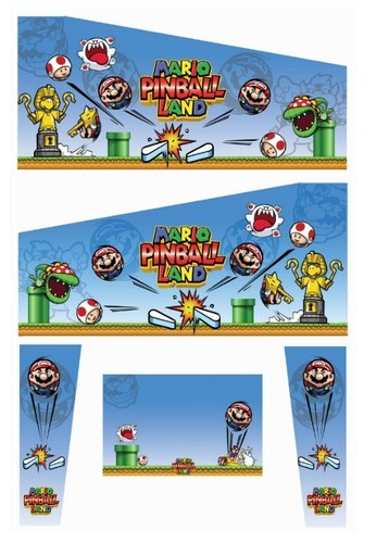 Stickers mario pinball land - stickers,