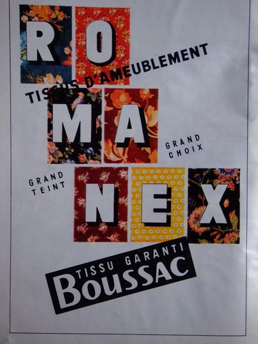Publicité romanex tissus - romanex,
