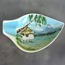 Studio Anna Australia TAHITI Ceramic Ashtray Bowl Hand Painted