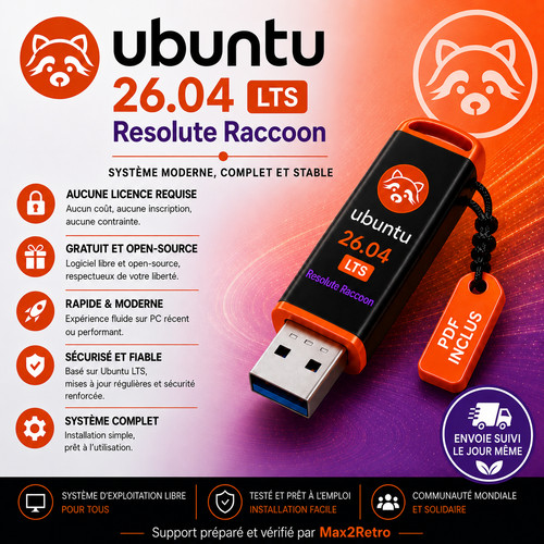 Clé usb ubuntu lts - ubuntu, 26.04