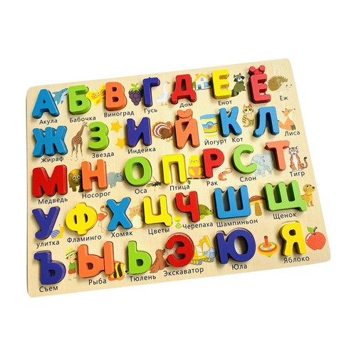 Alphabet russe jigsaw mots - alphabet,