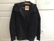 Veste/blouson Bomber à capuche HOLLISTER taille S gris foncé Excellent état 