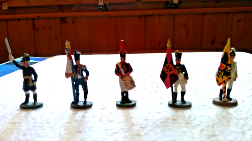 Lot soldats plomb del - de, de