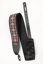 Souldier Torpedo Fillmore Red, Black, & White Guitar Strap *Free Shipping in...