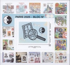 Timbre France Bloc CNEP 100** Paris 2025