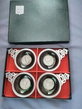 Boite De 4 Tastevin Étain Du Manoir