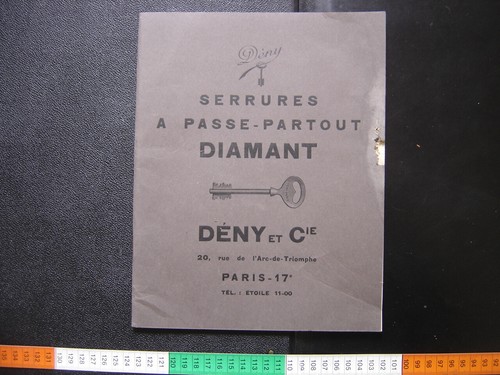Ancien catalogue serrurerie - ancien,