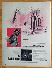 Publicité Papier - Ciné-Projecteur Paillard 8 mm de 1959