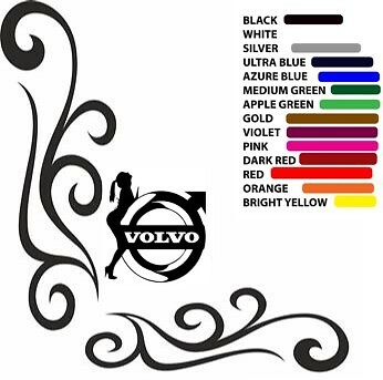 Volvo truck window - stickers, x