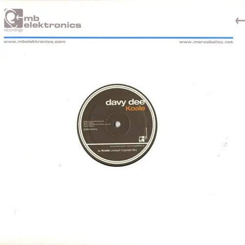 Davy dee koala single - dee, vinyle