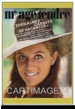 SHEILA carte postale n° MAT 48 mademoiselle age tendre