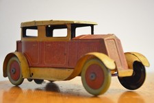 Rare jouet en tôle Renault 1925-30 S M J Saint Mihiel Jouets  17 cm No CIJ