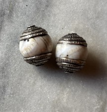 Two pcs Vintage Tibetan Silver