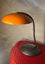 Lampe de bureau Nuova Veneta Lumi des années 1970, design italien, métal rouge,