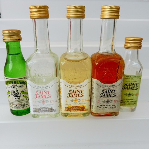 Lot mignonnettes rhum - lot, 5