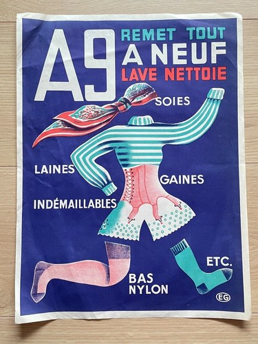 Ancienne affiche publicitaire