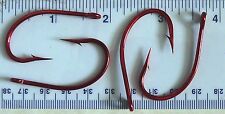100 Matzuo 130060 Rouge Appât Vivant O'SHAUGHNESSY Poisson Pêche Crochets Size