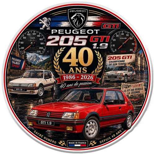 Sticker peugeot 205 - sticker, gti